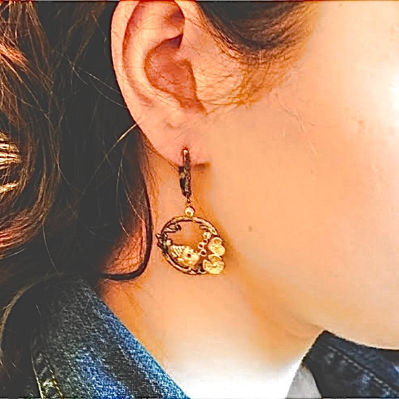 Pond Life Artisan Earrings - Picture 3 of 6